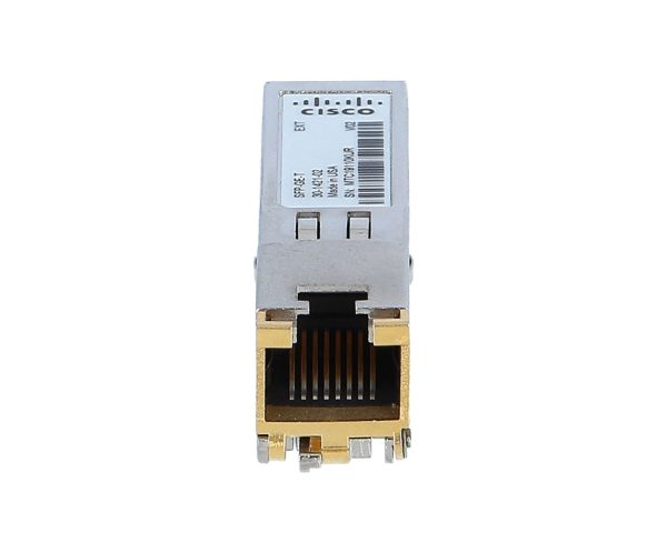 قیمت ماژول شبکه SFP-GE-T سیسکو,این ماژول SFP سیسکو پورت SFP 1000BASE-T را به کانکتور RJ-45 تبدیل می کند که امکان اتصال کابل مسی با سوکت RJ-45 را به سوئیچ قیمت ماژول شبکه SFP-GE-T سیسکو,این ماژول SFP سیسکو پورت SFP 1000BASE-T را به کانکتور RJ-45 تبدیل می کند که امکان اتصال کابل مسی با سوکت RJ-45 را به سوئیچ