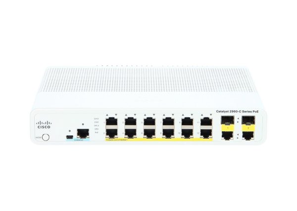 cisco-switch-c2960c-12pc-l-2 قیمت سوئیچ سیسکو WS-C2960C-12PC-L,خرید سوئیچ شبکه WS-C2960C-12PC-L سیسکو,مشخصات سوئیچ WS-C2960C-12PC-L سیسکو,سوئیچ 12 پورت POE