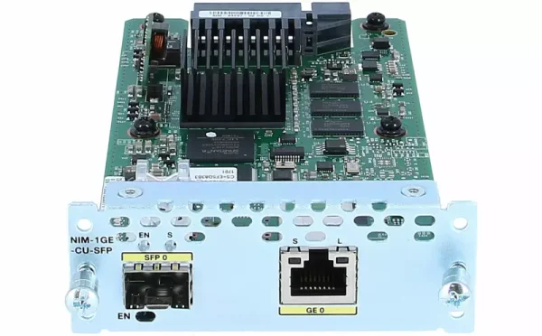 ماژول Cisco NIM-1GE-CU-SFP,خرید NIM-1GE-CU-SFP,قیمت NIM-1GE-CU-SFP,کارت شبکه گیگابیت سیسکو,ماژول WAN روتر Cisco ISR 4000,ماژول RJ45 SFP سیسکو,کارت NIM سیسکو,ماژول Cisco ISR 4000,ماژول Gigabit Ethernet سیسکو,کارت Cisco NIM-1GE-CU-SFP