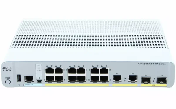سوئیچ سیسکو WS-C3560CX-12PC-S,خرید سوئیچ WS-C3560CX-12PC-S,قیمت سوئیچ سیسکو WS-C3560CX-12PC-S,سوئیچ شبکه Cisco WS-C3560CX-12PC-S,سوئیچ PoE سیسکو WS-C3560CX-12PC-S,سوئیچ مدیریتی سیسکو WS-C3560CX-12PC-S