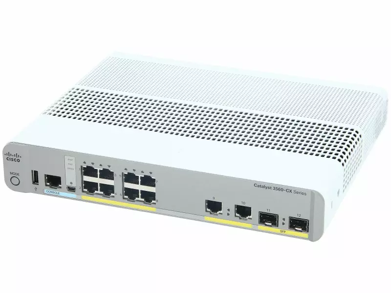 ws-c3560cx-8tc-s-cisco-switch (2) سوئیچ سیسکو WS-C3560CX-8TC-S,خرید سوئیچ WS-C3560CX-8TC-S,قیمت سوئیچ سیسکو WS-C3560CX-8TC-S,سوئیچ Cisco WS-C3560CX-8TC-S,سوئیچ 8 پورت گیگابیت سیسکو,سوئیچ کامپکت Catalyst 3560CX-8TC-S,سوئیچ مدیریتی سیسکو WS-C3560CX-8TC-S,سوئیچ IP Base سیسکو,خرید Catalyst 3560CX-8TC-S,سوئیچ شبکه Cisco 3560CX