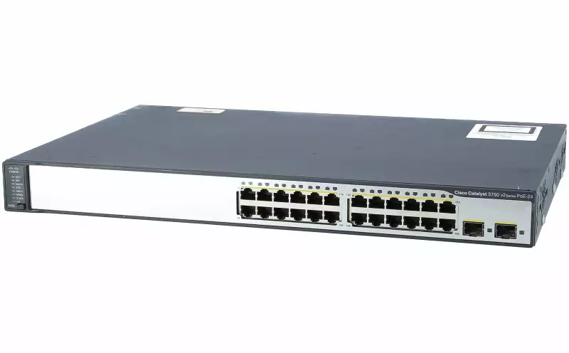 ws-c3750v2-24ps-s-cisco-switch (1) سوئیچ سیسکو WS-C3750V2-24PS-S,خرید سوئیچ WS-C3750V2-24PS-S,قیمت سوئیچ سیسکو WS-C3750V2-24PS-S,سوئیچ شبکه Cisco WS-C3750V2-24PS-S,سوئیچ PoE سیسکو WS-C3750V2-24PS-S,سوئیچ مدیریتی WS-C3750V2-24PS-S,سوئیچ 24 پورت سیسکو WS-C3750V2-24PS-S,Cisco Catalyst WS-C3750V2-24PS-S