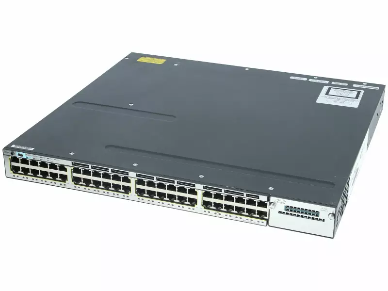 ws-c3750x-48p-l-cisco-switch (2) سوئیچ سیسکو WS-C3750X-48P-L,خرید سوئیچ WS-C3750X-48P-L,قیمت سوئیچ سیسکو WS-C3750X-48P-L,سوئیچ شبکه Cisco WS-C3750X-48P-L,سوئیچ PoE+ سیسکو WS-C3750X-48P-L,سوئیچ مدیریتی WS-C3750X-48P-L,سوئیچ 48 پورت گیگابیت سیسکو WS-C3750X-48P-L,Cisco Catalyst WS-C3750X-48P-L,سوئیچ LAN Base سیسکو WS-C3750X-48P-L,خرید سوئیچ Catalyst 3750X 48P L