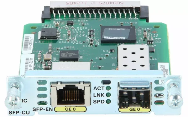 ماژول Cisco EHWIC-1GE-SFP-CU,خرید EHWIC-1GE-SFP-CU,قیمت EHWIC-1GE-SFP-CU,کارت شبکه EHWIC گیگابیتی سیسکو,ماژول Gigabit Ethernet Cisco,ماژول SFP سیسکو برای روتر,ماژول Cisco EHWIC با پورت RJ45,کارت EHWIC 1GE SFP,ماژول شبکه Cisco ISR,ماژول Cisco EHWIC-1GE-SFP-CU