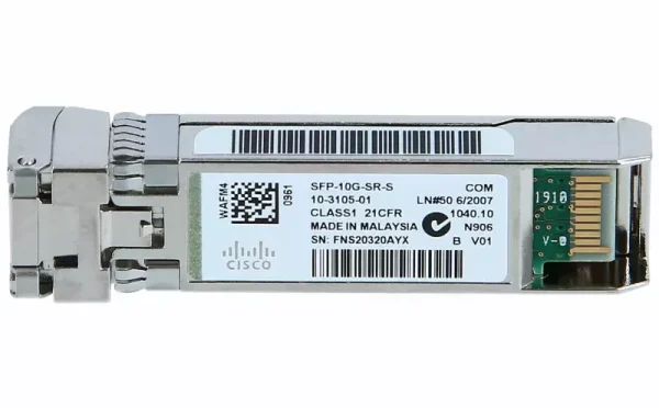 ماژول Cisco SFP-10G-SR-RT,خرید SFP-10G-SR-RT,قیمت SFP-10G-SR-RT,ماژول 10G سیسکو,ترنسیور 10GBASE-SR سیسکو,ماژول SFP+ فیبر نوری سیسکو,ترنسیور 10 گیگ Multimode,ماژول Cisco 10GbE SFP+,ماژول فیبر نوری MMF سیسکو,ترنسیور Cisco SFP-10G-SR-RT